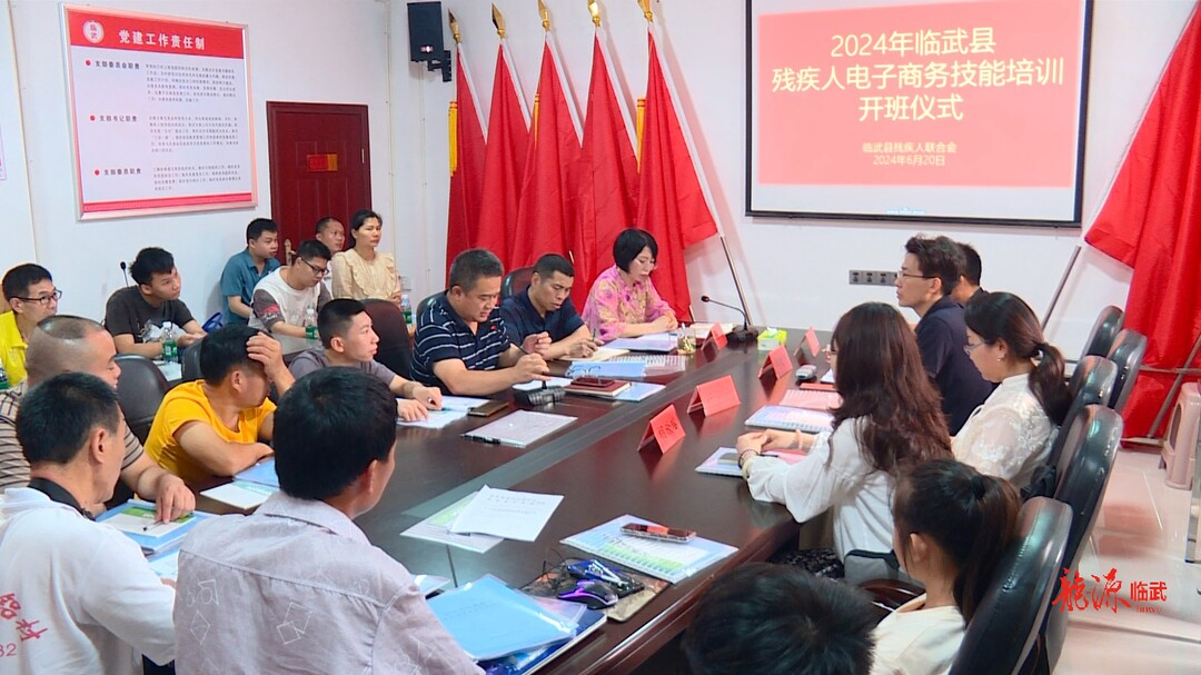 临武县举办2024年残疾人电子商务培训(图1)