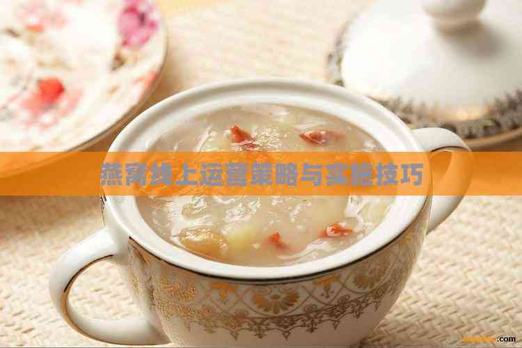 燕窝线上运营策略与实施技巧(图5)